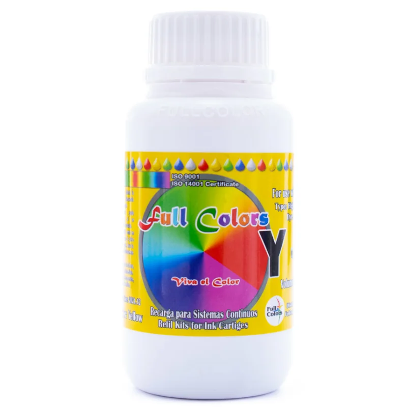 [TFEP250-AM] Tinta Fullcolors para Epson de 250ml (Amarillo)