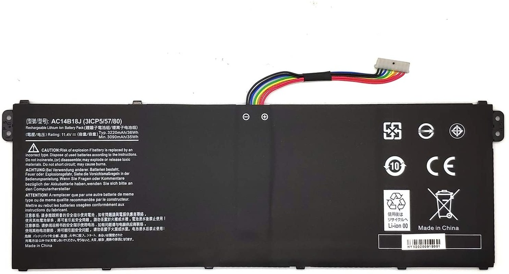 [B012] Bateria para Laptop ACER AC14B18J Interna 3 2200