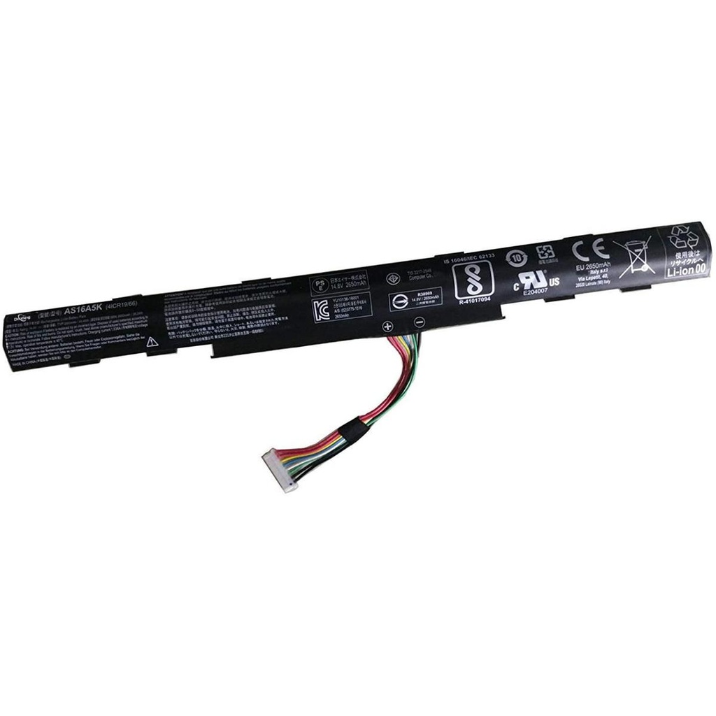 [B007] Bateria para Laptop ACER As16a5k As16a7k  As16a8k  Interna 6 4400mAh/49Wh