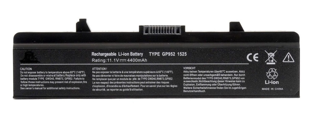 [B039] Bateria para Laptop DELL TYPE GP952 Inspiron 1525  1545 6 4400mAh/49Wh