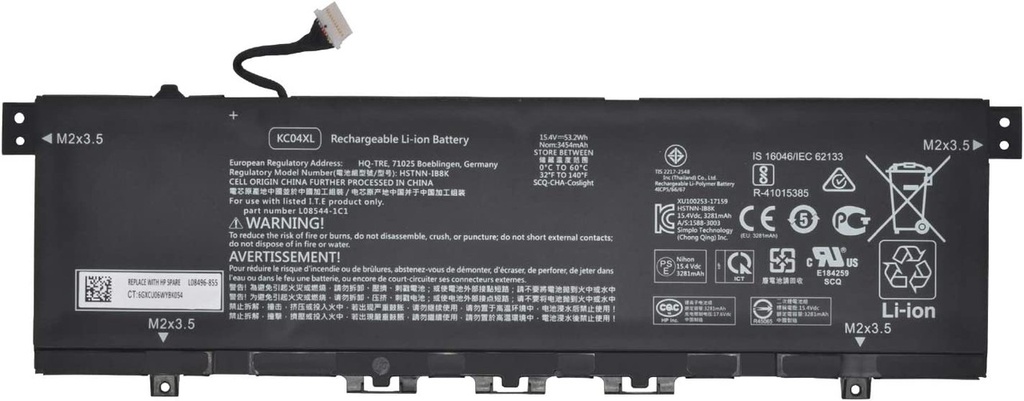 [B139] Bateria para Laptop HP KC04 Interna 15,2 3300