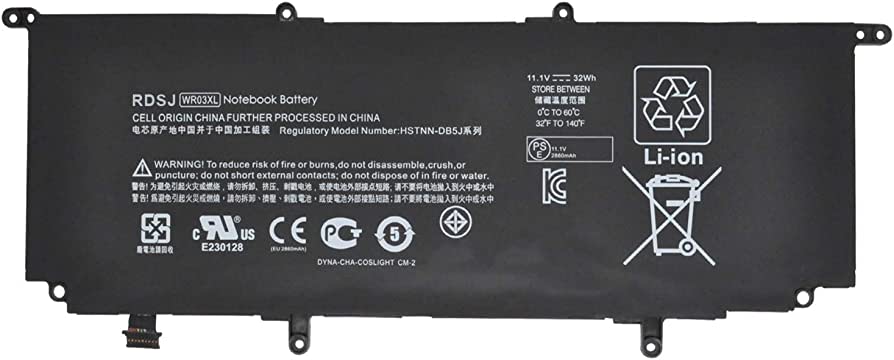 [B133] Bateria para Laptop HP WR03XL HSTNN-IB5J 11,1 2950