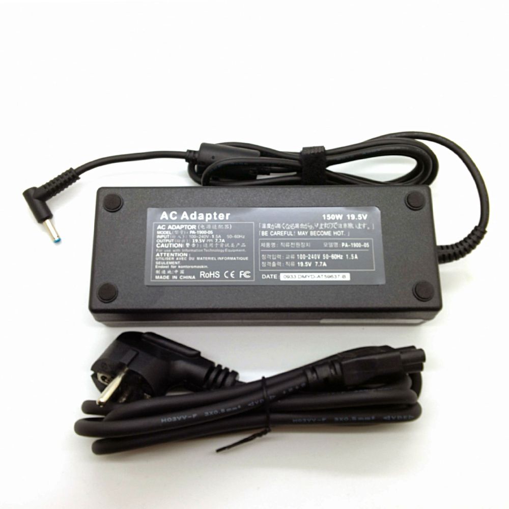 [C061] Cargador para Laptop HP 19.5V 7.7A Azul 4.5*3.0 with pin inside 150W