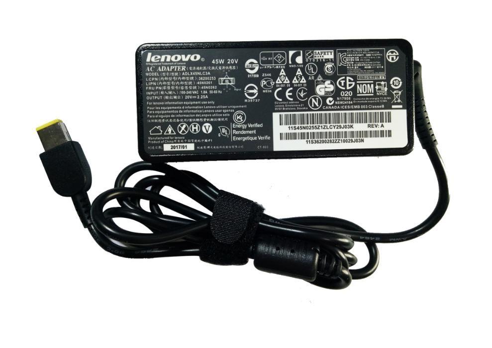 [C107] Cargador para Laptop LENOVO 20V 2.25A Generica A1 USB 45W