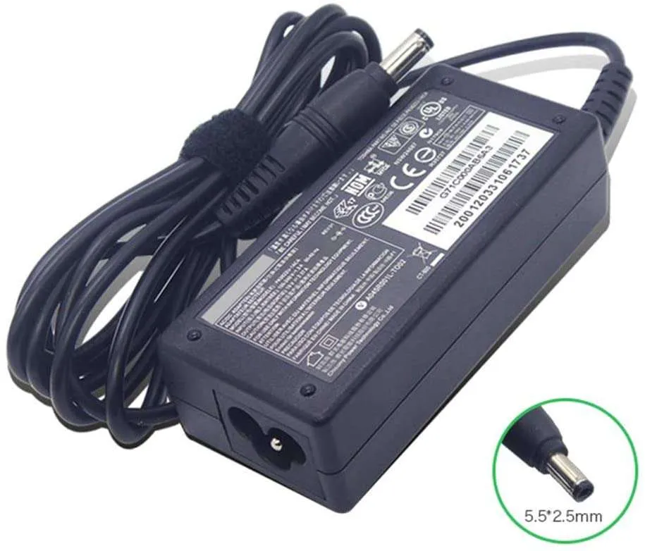 Cargador para Laptop TOSHIBA 19V 2.37A 5.5*2.5mm 45W