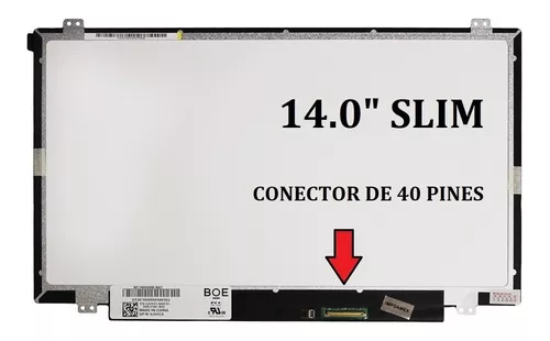 [P009] Pantalla para Laptop 14.0 SLIM 40 Pines Resolucion 1366x768