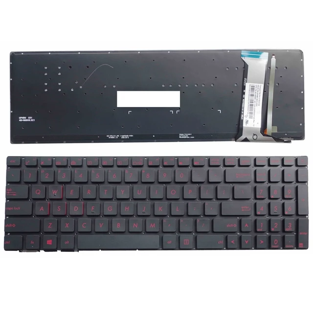 [T014] Teclado para Laptop Español ASUS ROG GL552-GL552J-GL552JX-GL551 Iluminado Oluminado