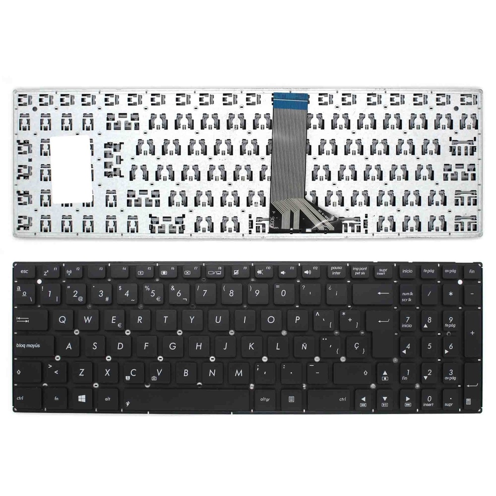 [T017] Teclado para Laptop Español ASUS X550L Negro Numerico