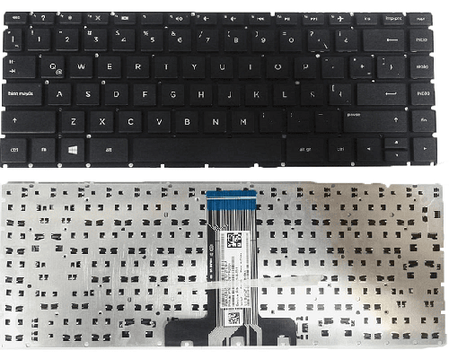 [T028] Teclado para Laptop Español HP 14-BS 14BS 14-bs011la Negro Interno Enter Recto No Numerico
