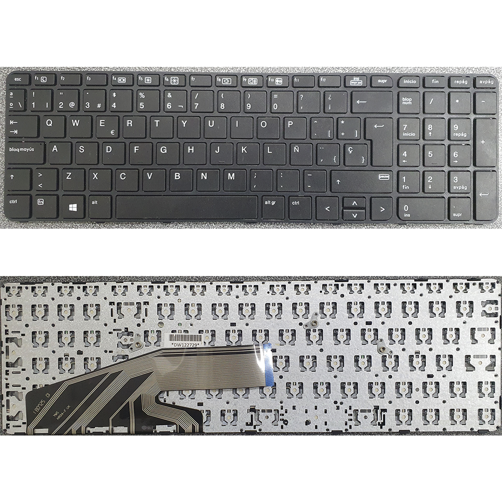[T046] Teclado para Laptop Español HP 450 G3 Negro Con Regilla