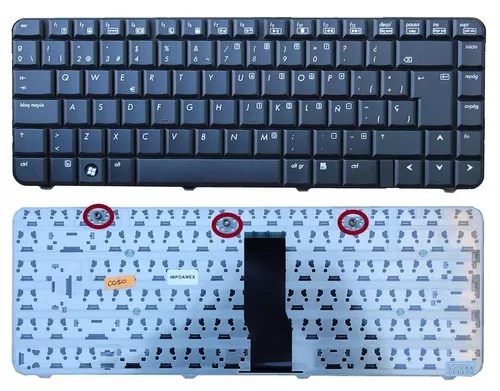 [T053] Teclado para Laptop Español HP CQ50 G50 CQ520Z Negro No Numerico