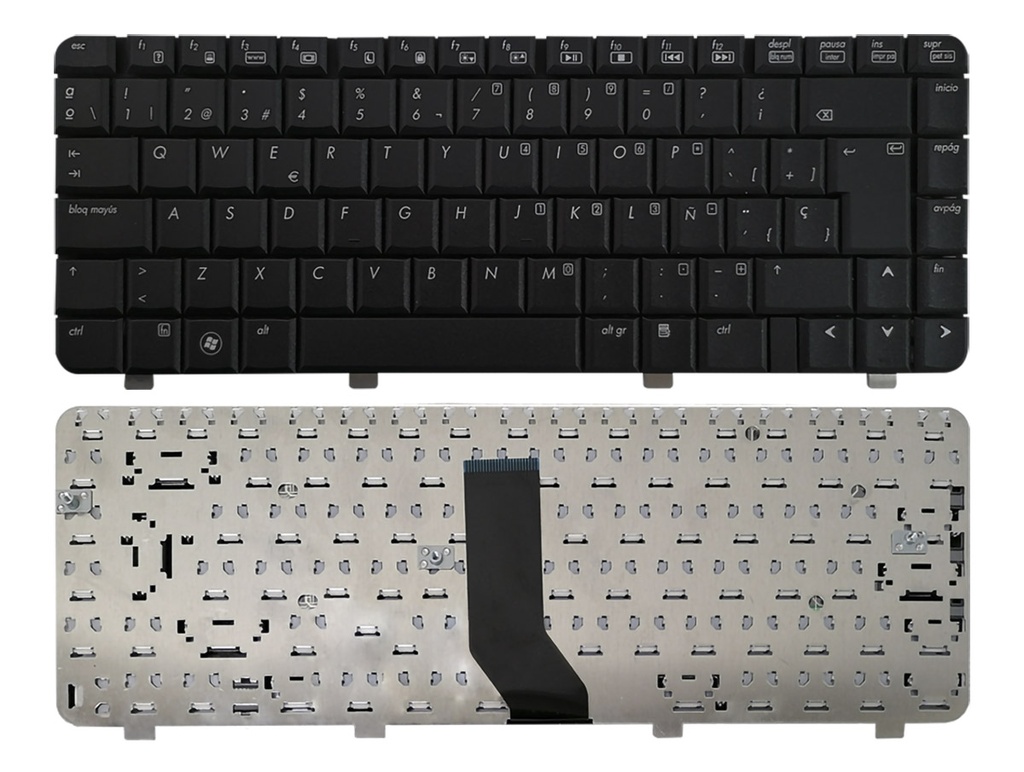 [T060] Teclado para Laptop Español HP DV4-1000 Negro No Numerico