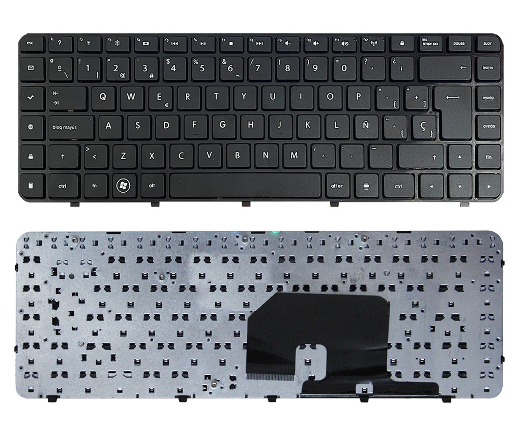 [T063] Teclado para Laptop Español HP DV6-3000 Negro No Numerico