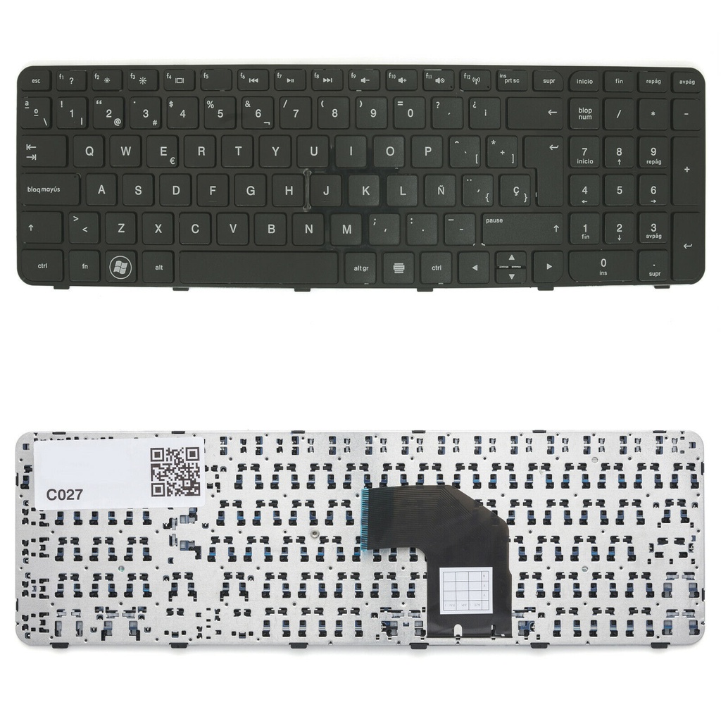 [T069] Teclado para Laptop Español HP G6-2000 Negro Numerico