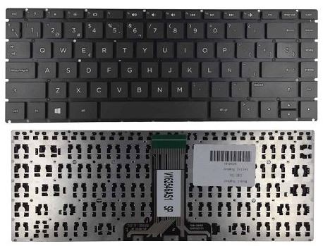 [T074] Teclado para Laptop Español HP PAVILION 14-ab Serie 14-ab000 Negro No Numerico