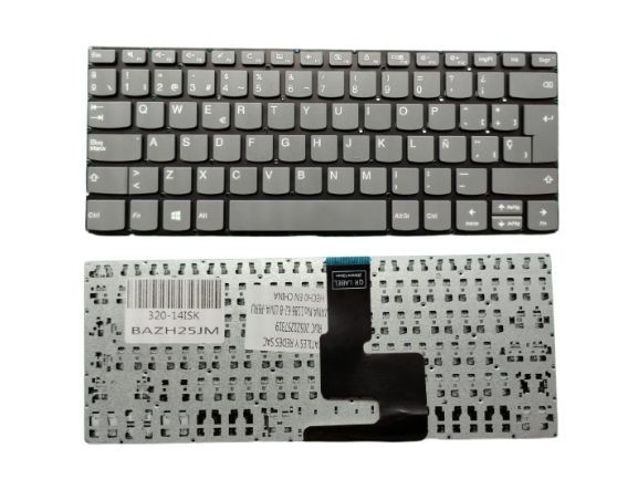 [T098] Teclado para Laptop Español LENOVO 320-14ISK Boton de Encendido No Numerico