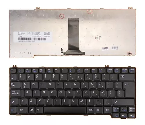 [T087] Teclado para Laptop Español LENOVO E47G-E43-E47 Negro No Numerico