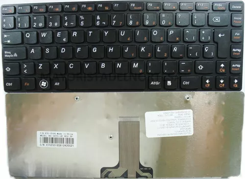 [T088] Teclado para Laptop Español LENOVO G470-G475 Negro No Numerico