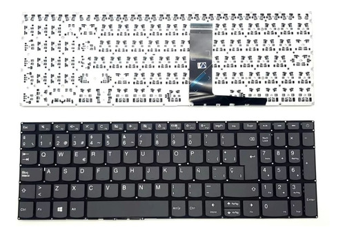 [T097] Teclado para Laptop Español LENOVO IDEAPAD 320-14 320S-14IKB Frame Boton de Encendido No Numerico