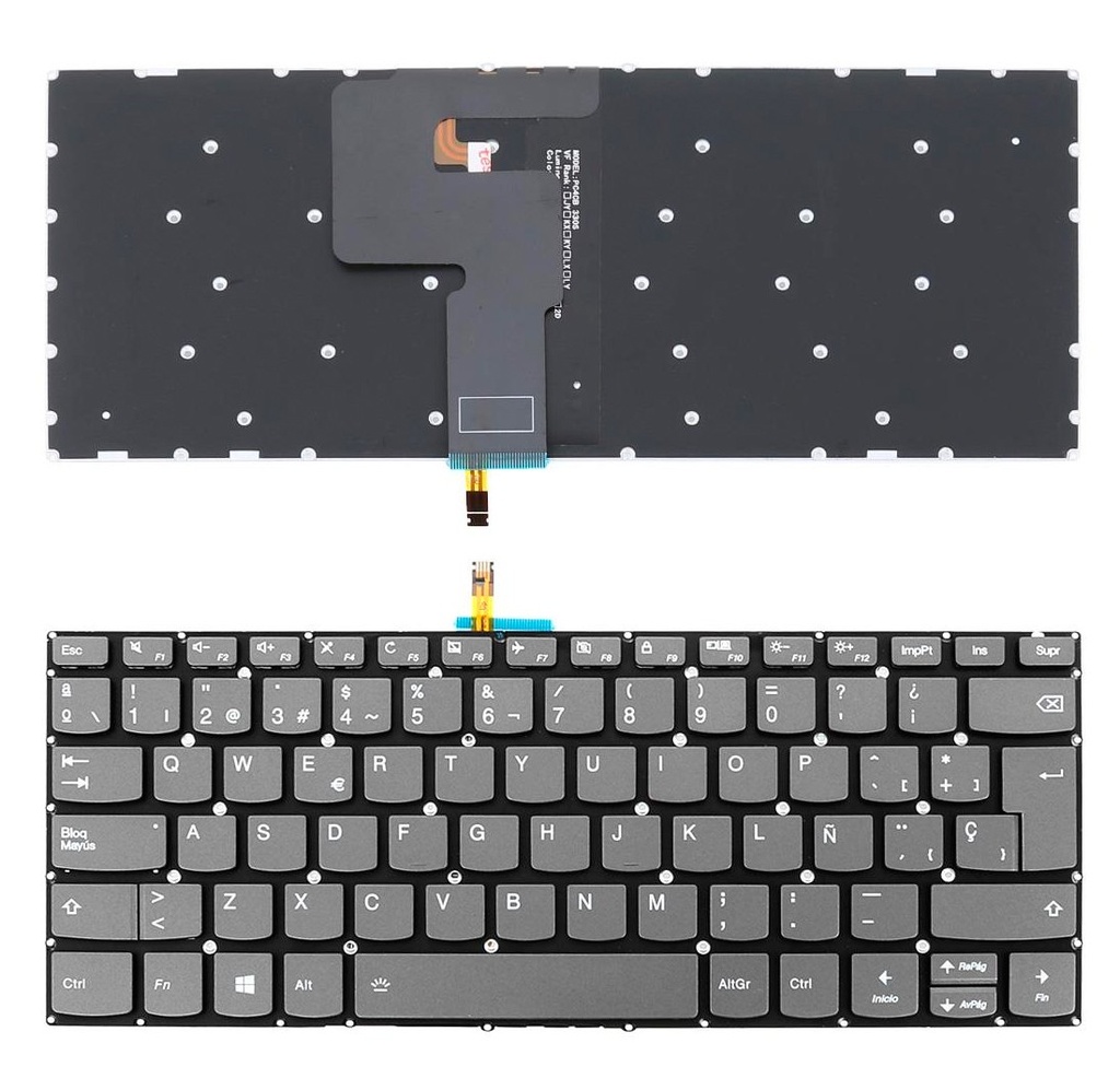 [T099] Teclado para Laptop Español LENOVO V330-14ISK Iluminado No Numerico