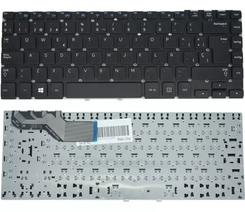 [T110] Teclado para Laptop Español SAMSUNG NP270 E4E Negro No Numerico
