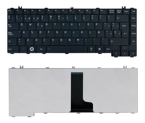 [T140] Teclado para Laptop Español TOSHIBA L645-C645-C605 Negro No Numerico